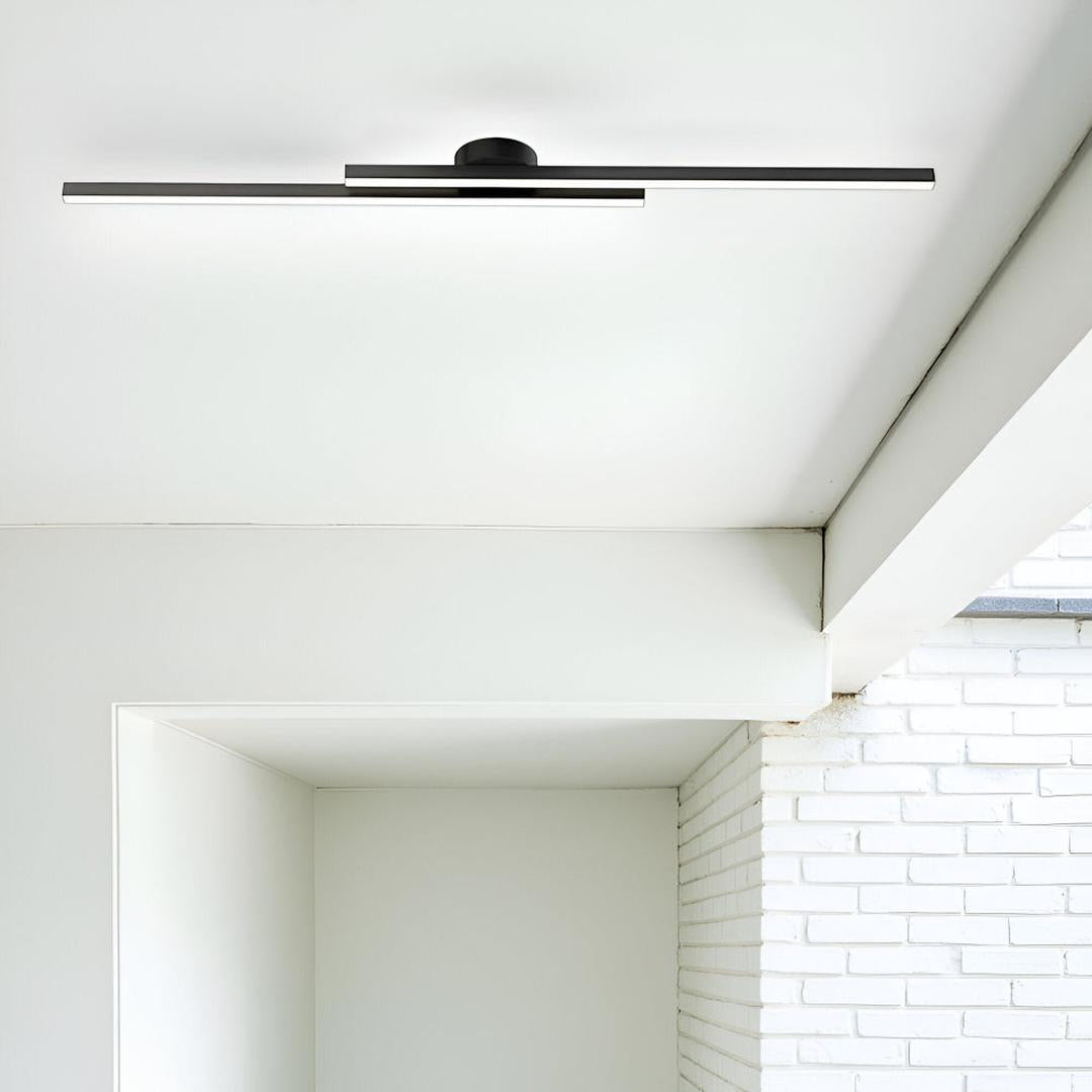 Plafonnier LED Semi-Mat en Aluminium | Design Moderne