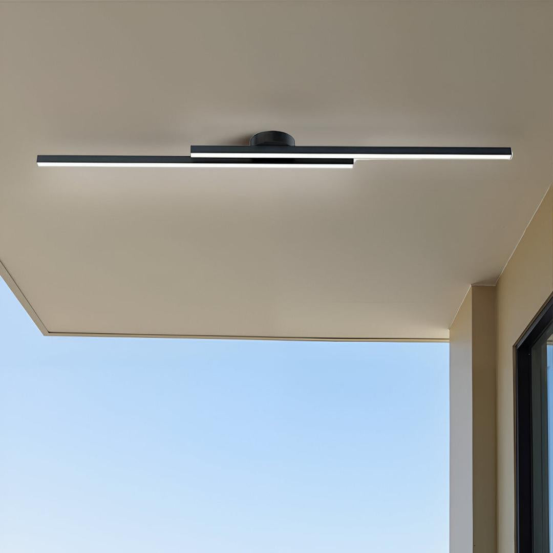 Plafonnier LED Semi-Mat en Aluminium | Design Moderne