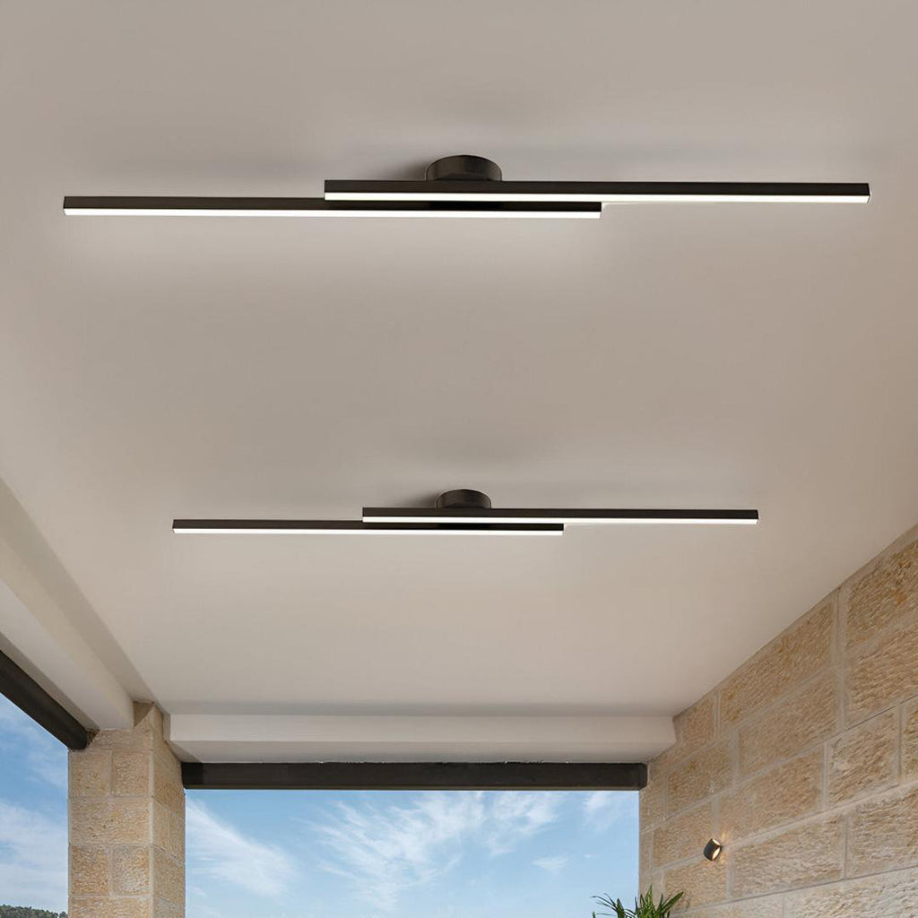 Plafonnier LED Semi-Mat en Aluminium | Design Moderne