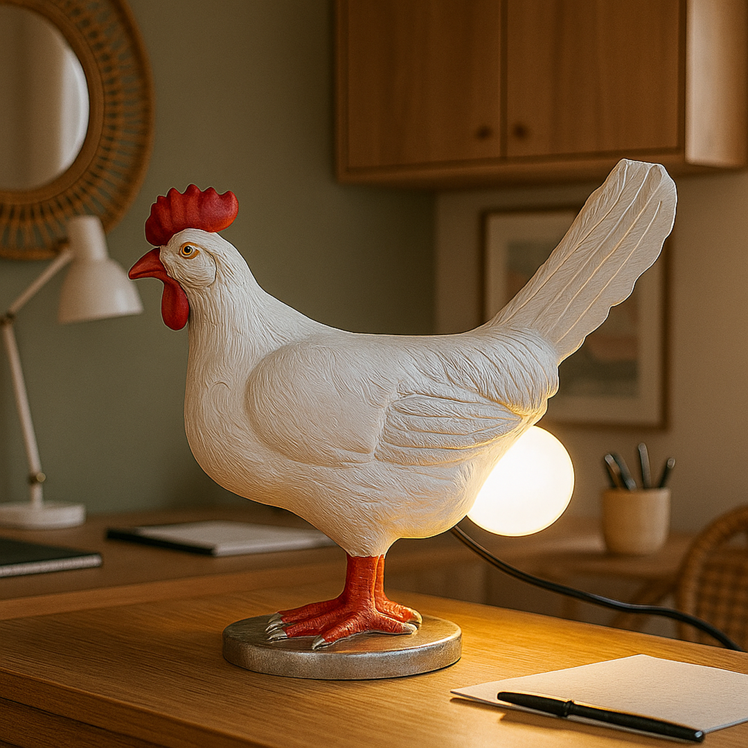 Lampe de Table Poulet | Éclairage Décoratif