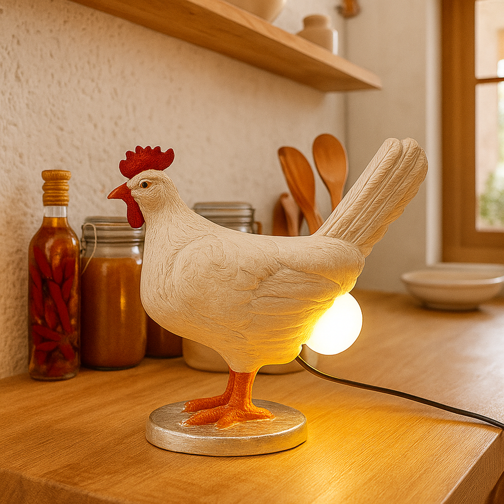 Lampe de Table Poulet | Éclairage Décoratif