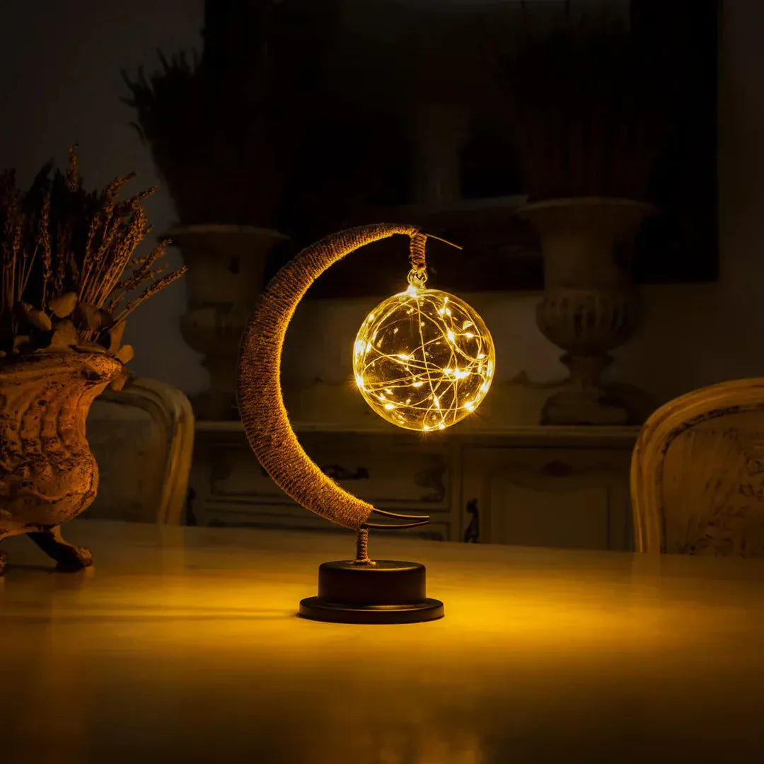 Lampe Lunaire Rétro | Décorations Élégantes