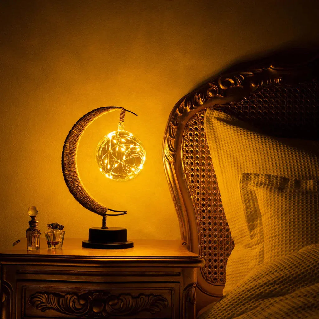 Lampe Lunaire Rétro | Décorations Élégantes