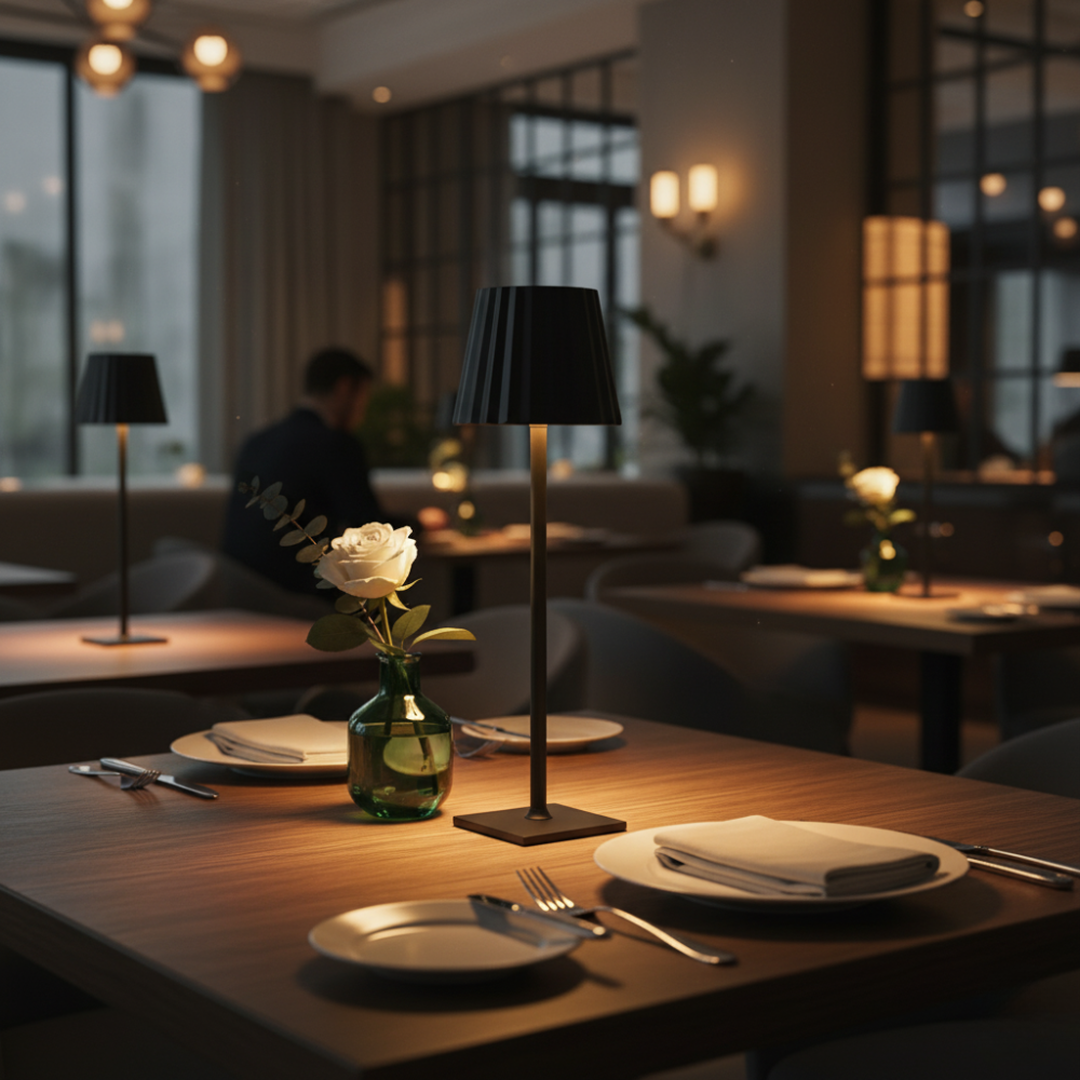 Lampe de Table LED Sans Fil Rechargeable | Design Moderne
