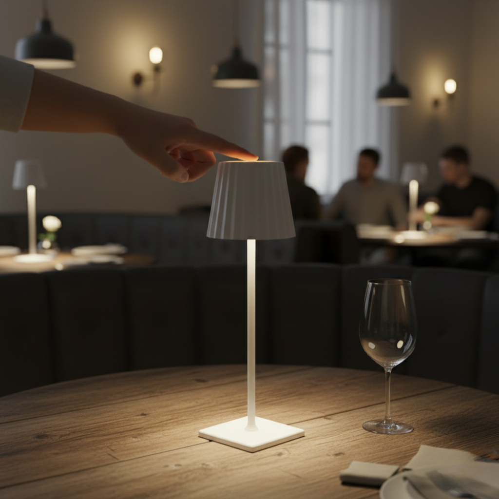 Kabellose Wiederaufladbare LED-Tischlampe | Modernes Design
