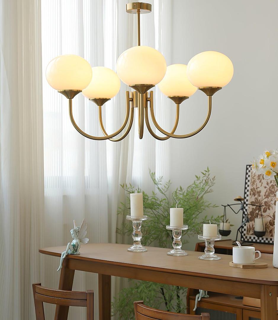 Elegant Marshmallow Chandelier Design