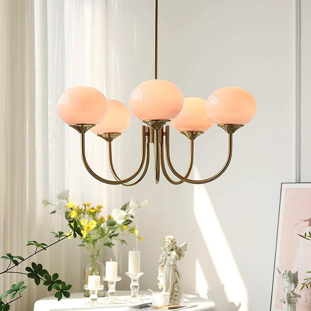 Elegant Marshmallow Chandelier Design