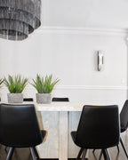 Längliche Wandleuchte aus natürlichem Alabaster, sanftes Licht, eleganter, zeitloser Luxus-Stil