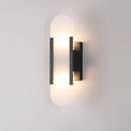 Längliche Wandleuchte aus natürlichem Alabaster, sanftes Licht, eleganter, zeitloser Luxus-Stil