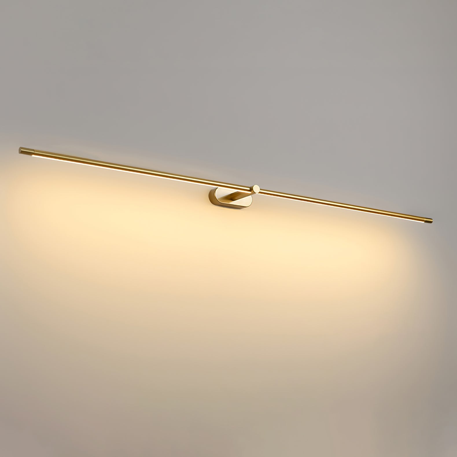Kabellose, wiederaufladbare lineare LED-Wandleuchte, minimalistischer Stil, Bildspiegel Wohnzimmer