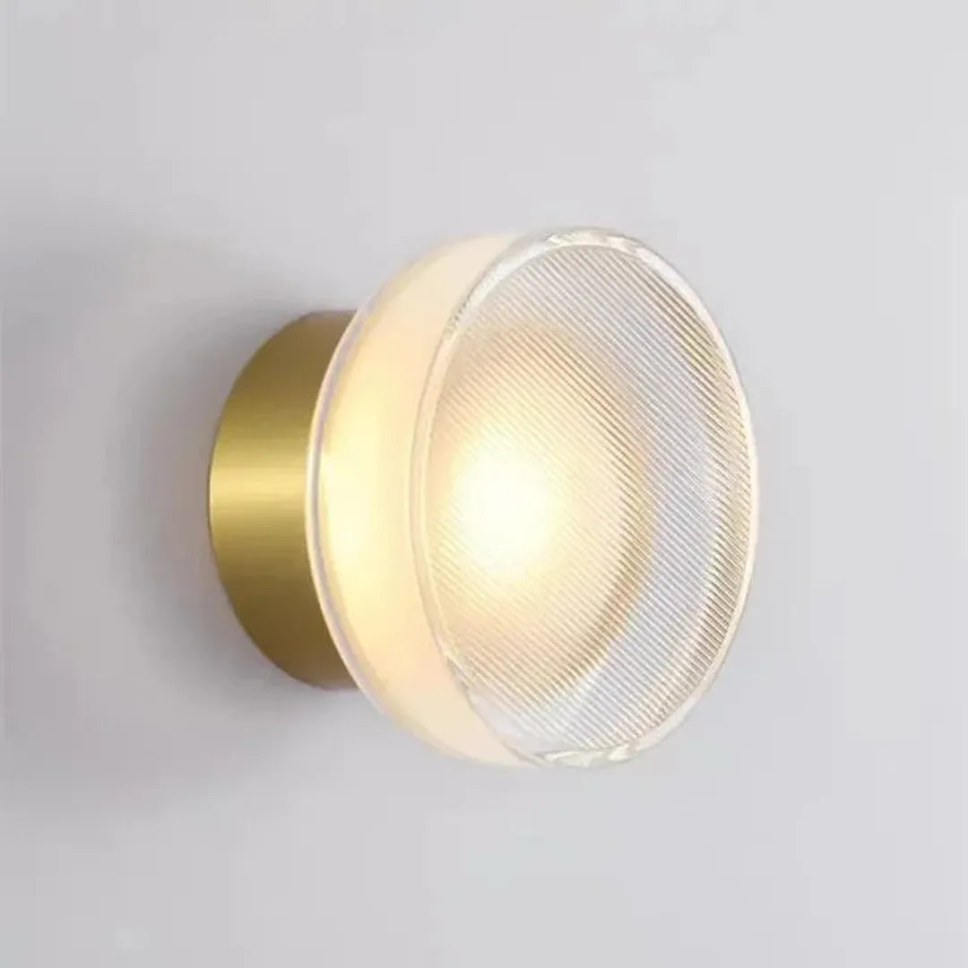 Contemporary Round Wall Sconce | Stylized Elegance