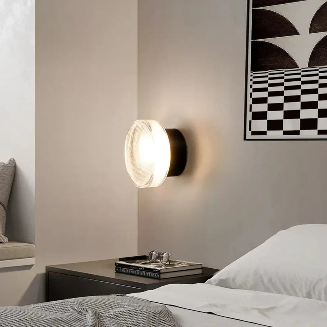 Contemporary Round Wall Sconce | Stylized Elegance