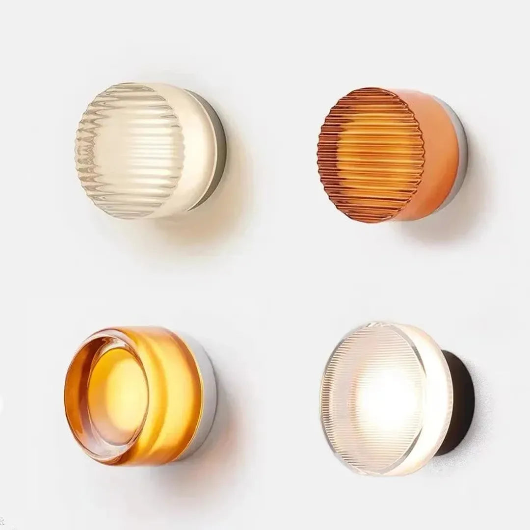 Contemporary Round Wall Sconce | Stylized Elegance
