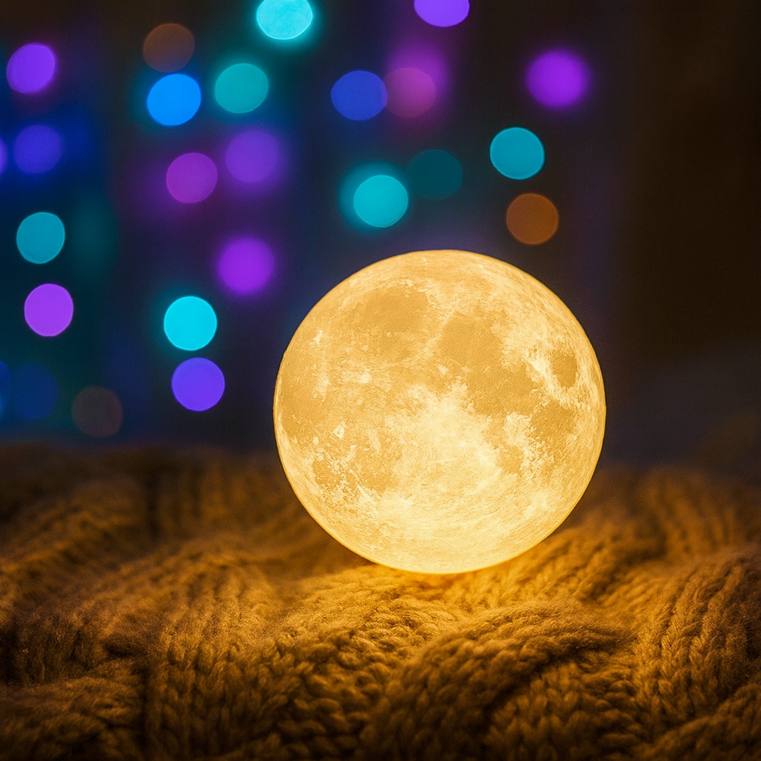 Lampe Lunaire Sans Fil avec Contrôle Tactile