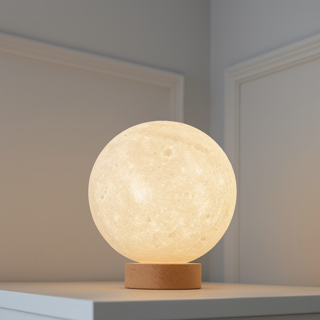 Lampe Lunaire Sans Fil avec Contrôle Tactile