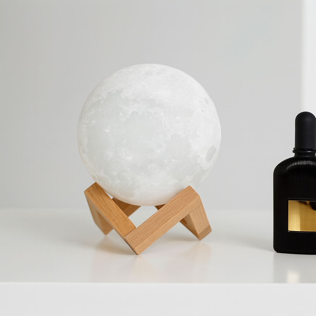 Lampe Lunaire Sans Fil avec Contrôle Tactile