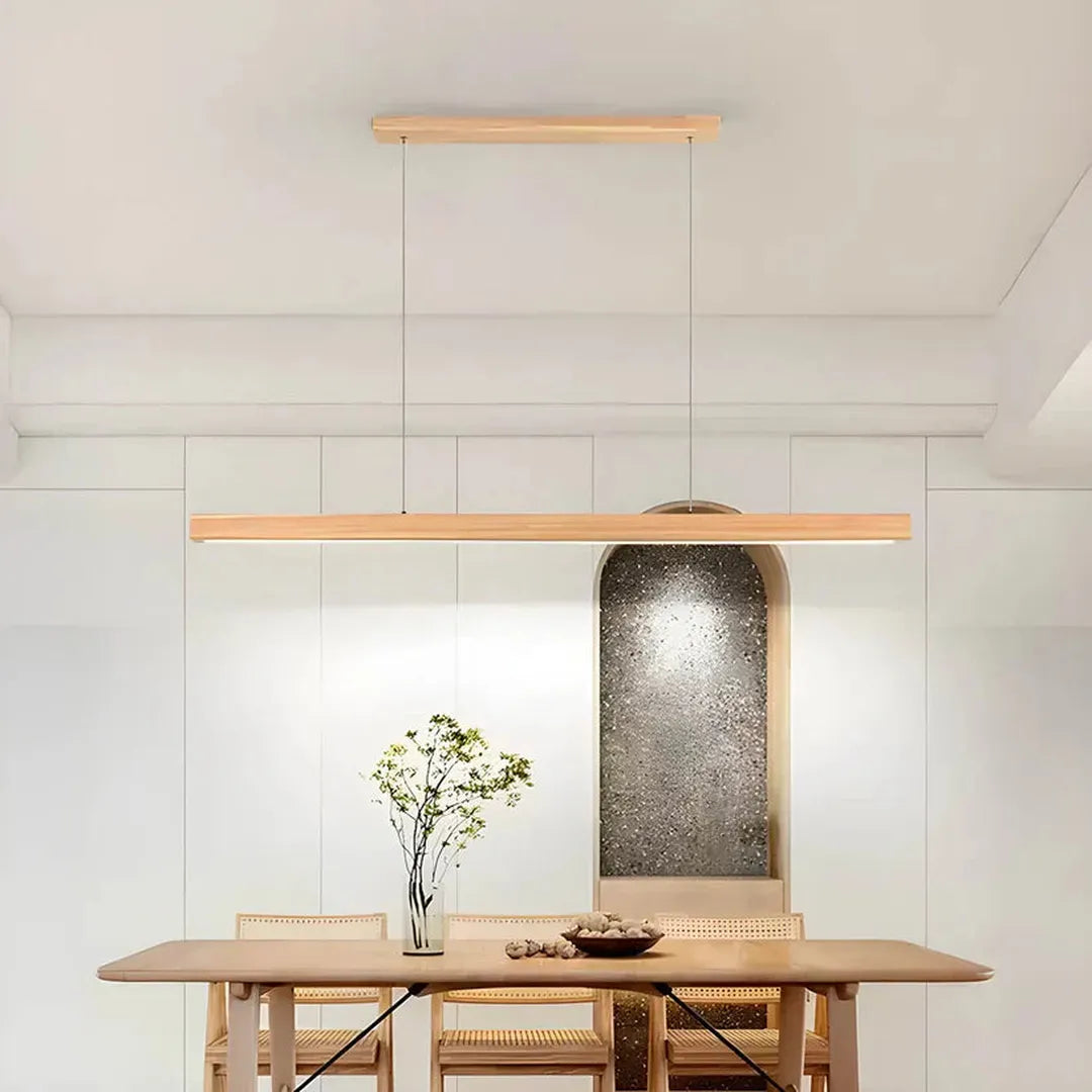 Suspension en Bois pour Cuisine | Style Moderne
