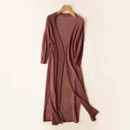 Cardigan lungo aperto casual per donne – Danielle
