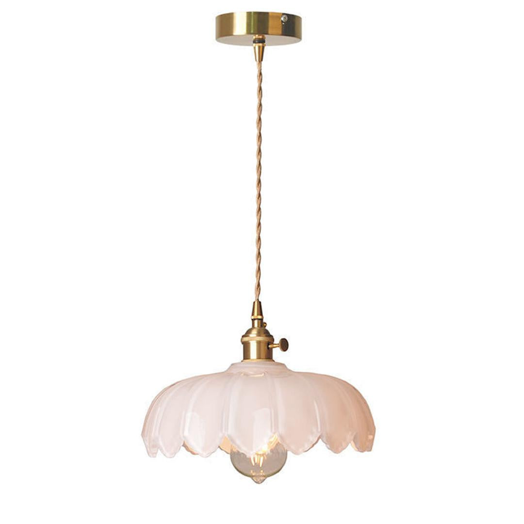 Lampe Suspendue Vintage à Motif Floral | Intérieurs Esthétiques