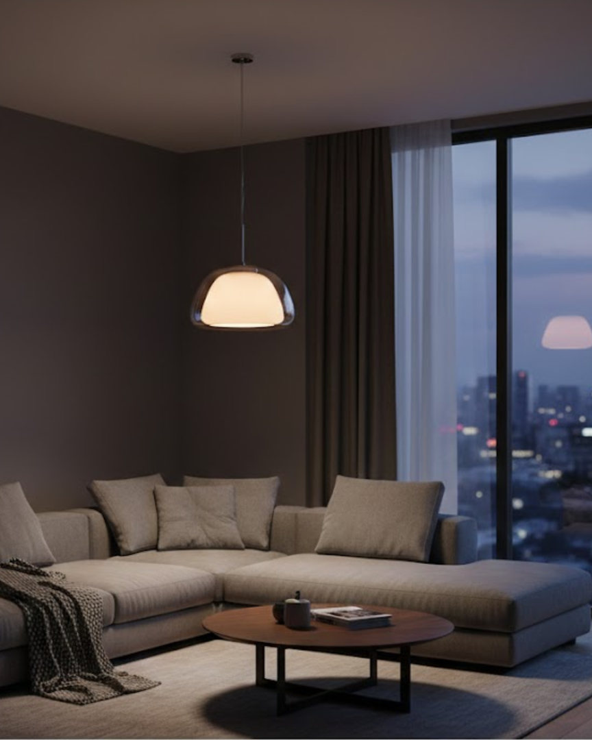 Plafonnier Élégant | Style Japandi pour Intérieurs