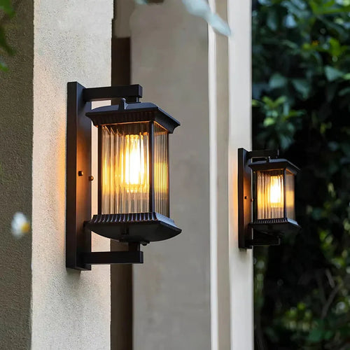 Vintage Outdoor Wall Lamp with LED Lighting