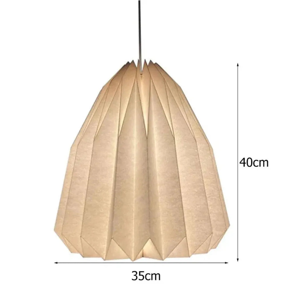 Plafonnier Suspension Scandinave en Papier | Lampe Nordique au Design Élégant