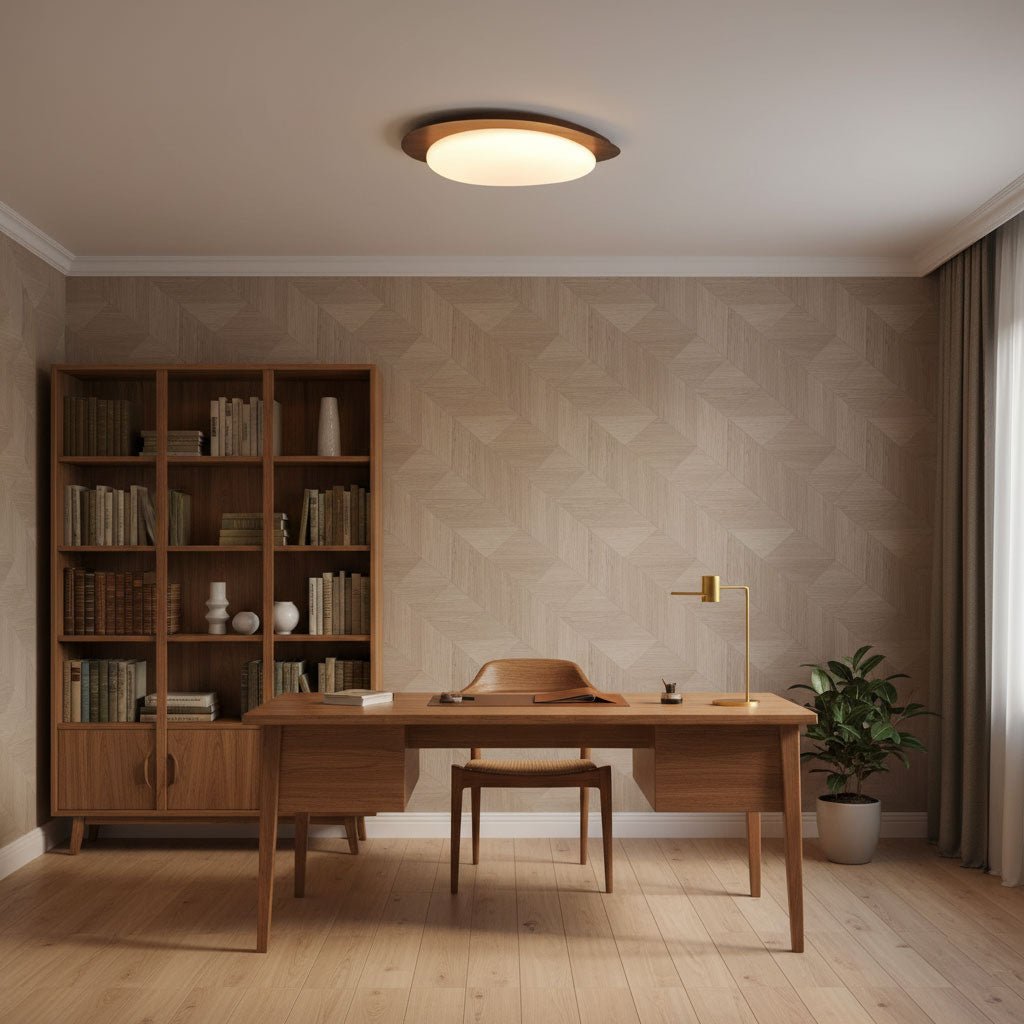 Luminaire de Plafond en Métal Pebble Design Organique LED Style Minimaliste Moderne Salon