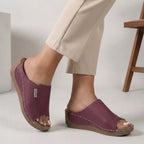 Chaussons à Talon Wedge Orthopédiques pour Femmes, Confortables et Ouverts, Casual d'Été – Madison