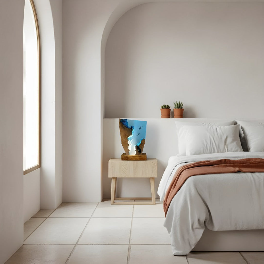 Lampe de Table Océanique | Éclairage Éblouissant