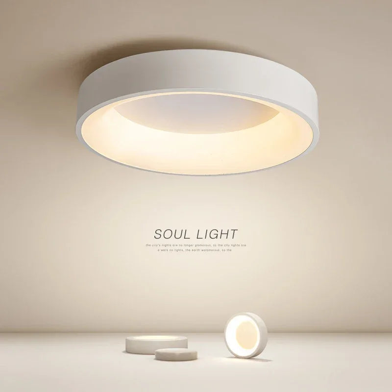 Plafonnier LED Ronde Moderne – Design Minimaliste Encastré