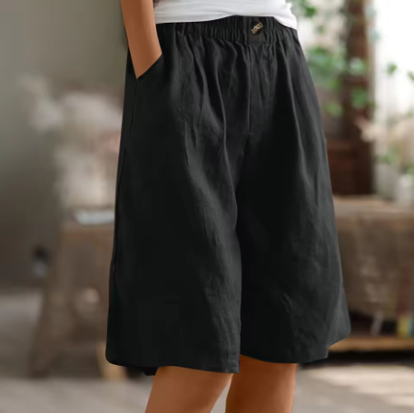 Shorts de Confort pour Femmes Coupe Relaxée Respirants Légers Décontractés Quotidiens Temps Chaud – Renee