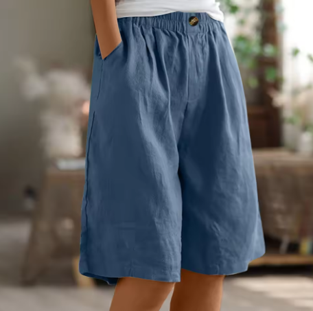 Shorts de Confort pour Femmes Coupe Relaxée Respirants Légers Décontractés Quotidiens Temps Chaud – Renee