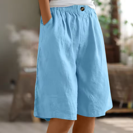 Shorts de Confort pour Femmes Coupe Relaxée Respirants Légers Décontractés Quotidiens Temps Chaud – Renee