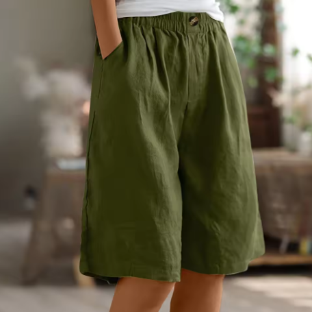 Shorts de Confort pour Femmes Coupe Relaxée Respirants Légers Décontractés Quotidiens Temps Chaud – Renee