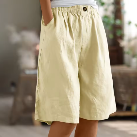 Shorts de Confort pour Femmes Coupe Relaxée Respirants Légers Décontractés Quotidiens Temps Chaud – Renee
