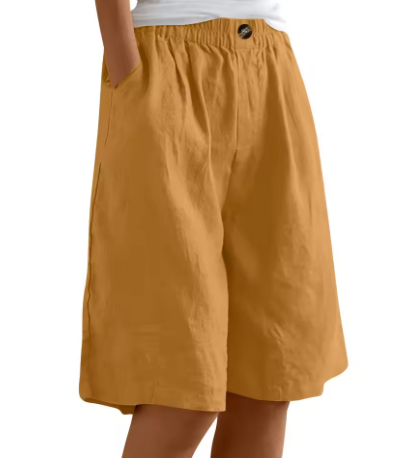 Shorts de Confort pour Femmes Coupe Relaxée Respirants Légers Décontractés Quotidiens Temps Chaud – Renee