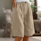 Shorts de Confort pour Femmes Coupe Relaxée Respirants Légers Décontractés Quotidiens Temps Chaud – Renee
