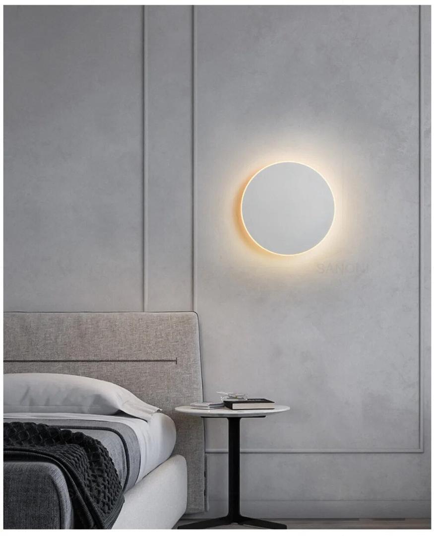 Applique Murale LED Ronde Chic | Design Intérieur Contemporain