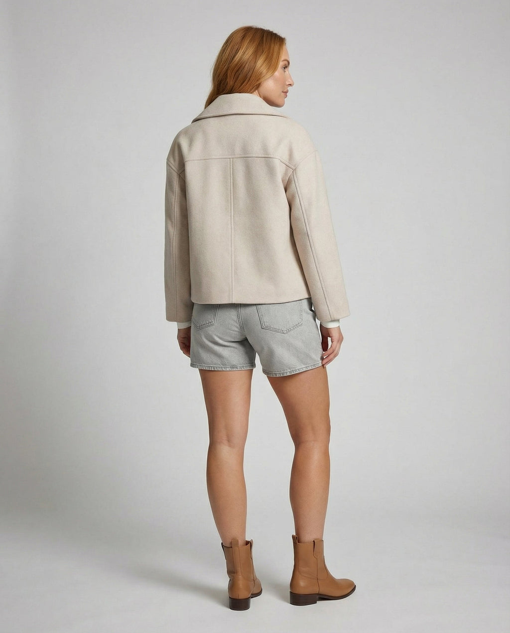 Veste Courte Femme à Double Boutonnage Avec Col à Revers - Heidi