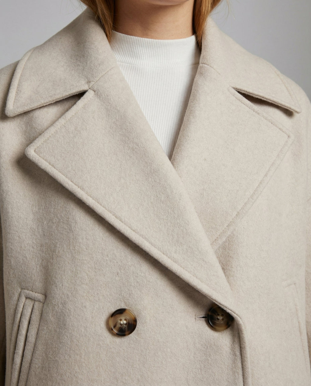 Veste Courte Femme à Double Boutonnage Avec Col à Revers - Heidi