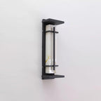 Aplique de Pared Exterior Cuadrado en Alabastro Estilo Moderno Impermeable Entrada Fachada Jardín