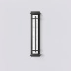 Aplique de Pared Exterior Cuadrado en Alabastro Estilo Moderno Impermeable Entrada Fachada Jardín
