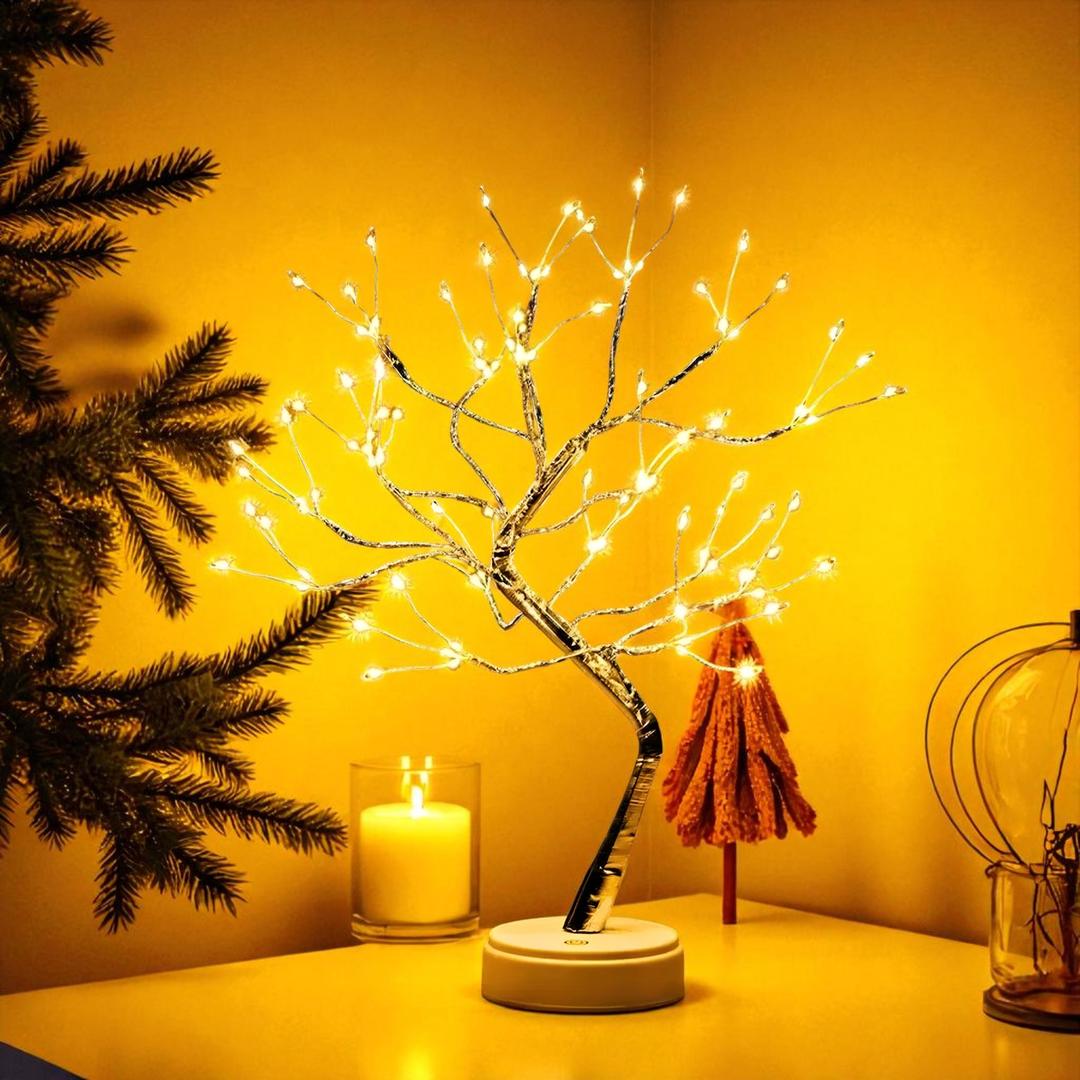 Lampe Élégante en Forme d'Arbre | Design Pratique et Portable