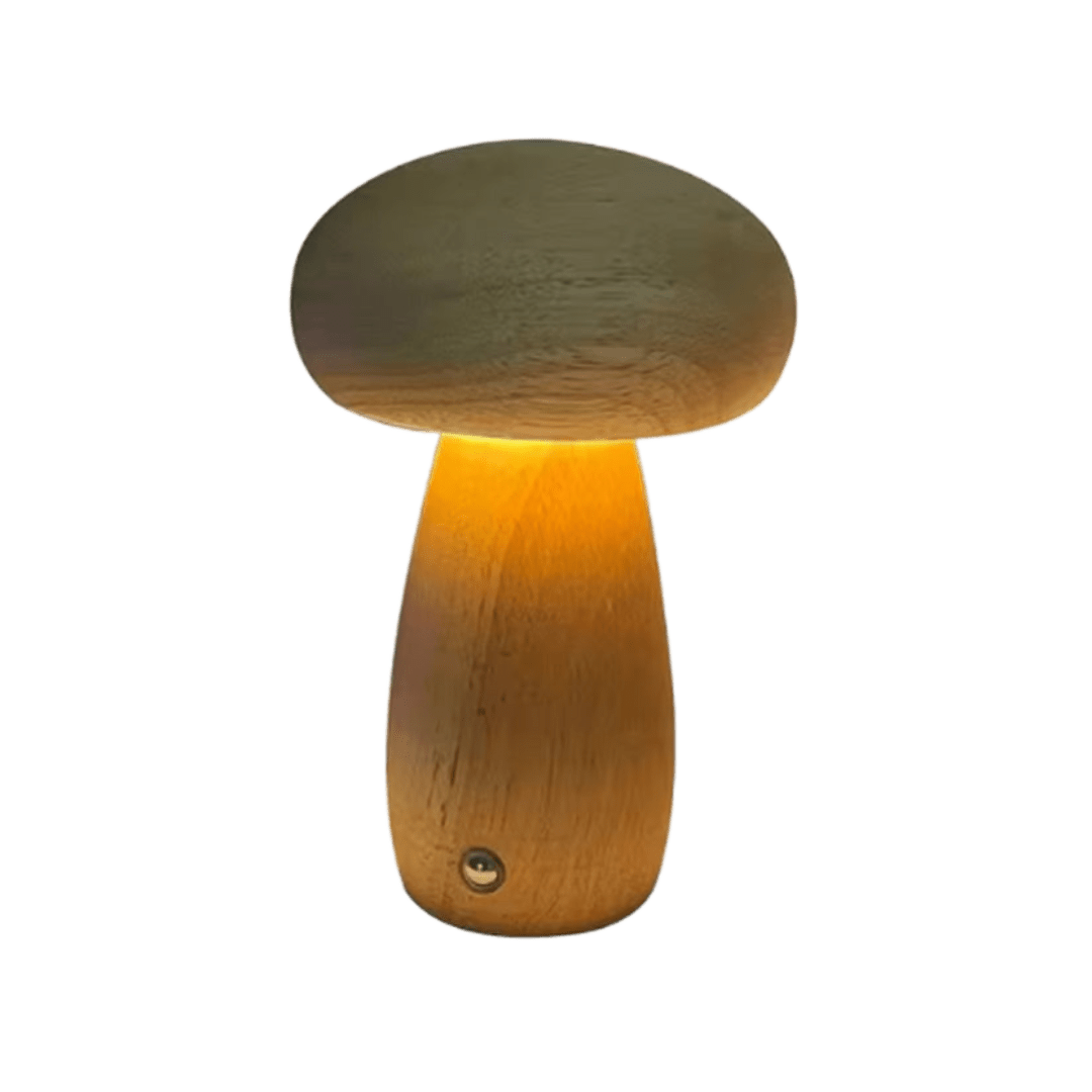 Lampe de Nuit Champignon | LED à Luminosité Ajustable