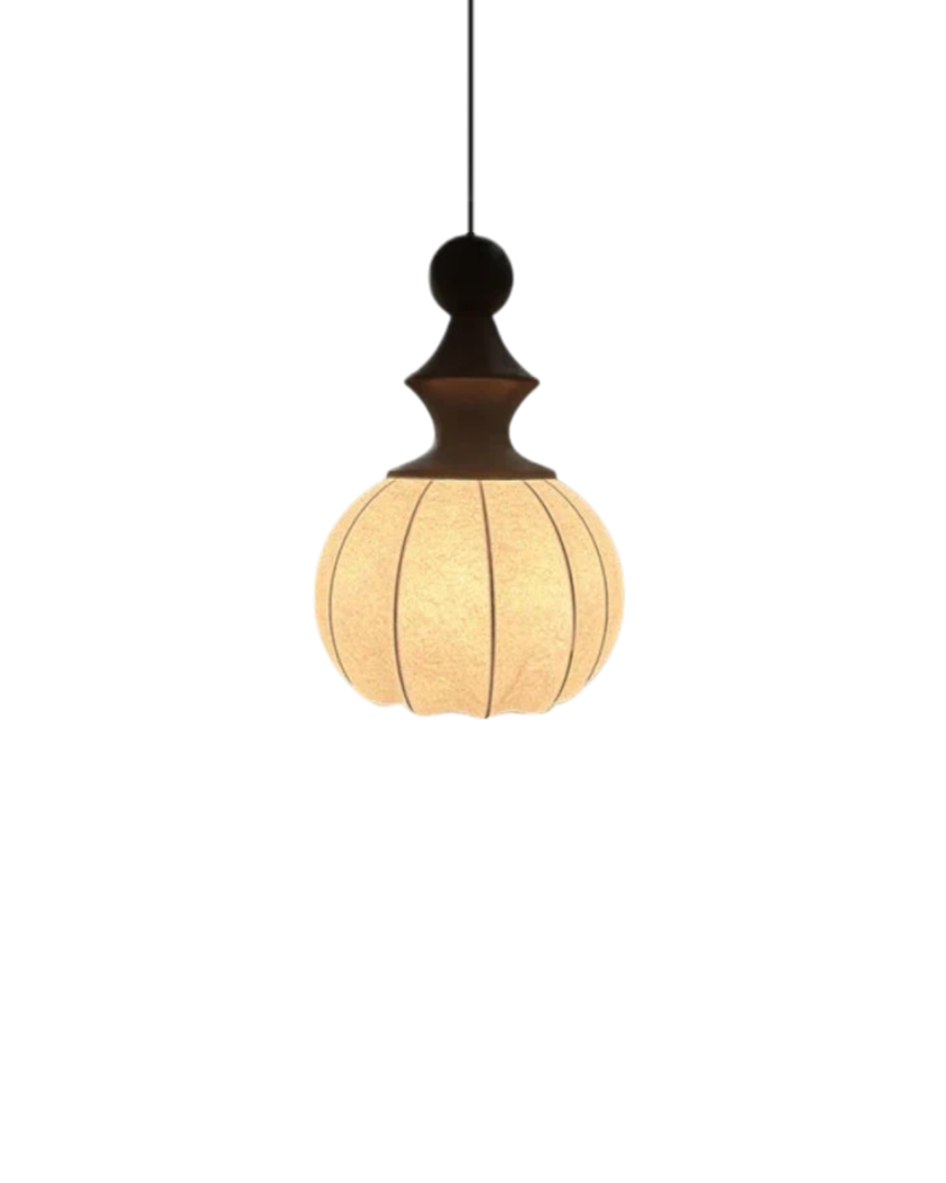 Plafonnier Suspension LED en Soie Tricolore | Hauteur Ajustable