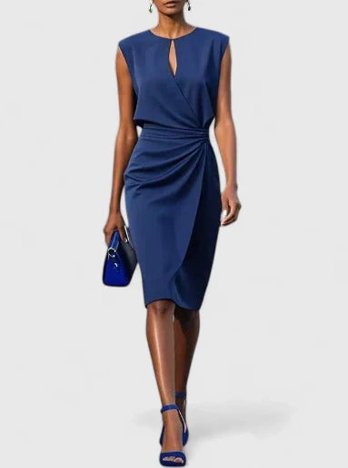 Robe Mini Formelle Pour Femmes Élégante Soirée Sophistiquée Enveloppante Coupe Flatteuse Polyvalente – Lisandrah