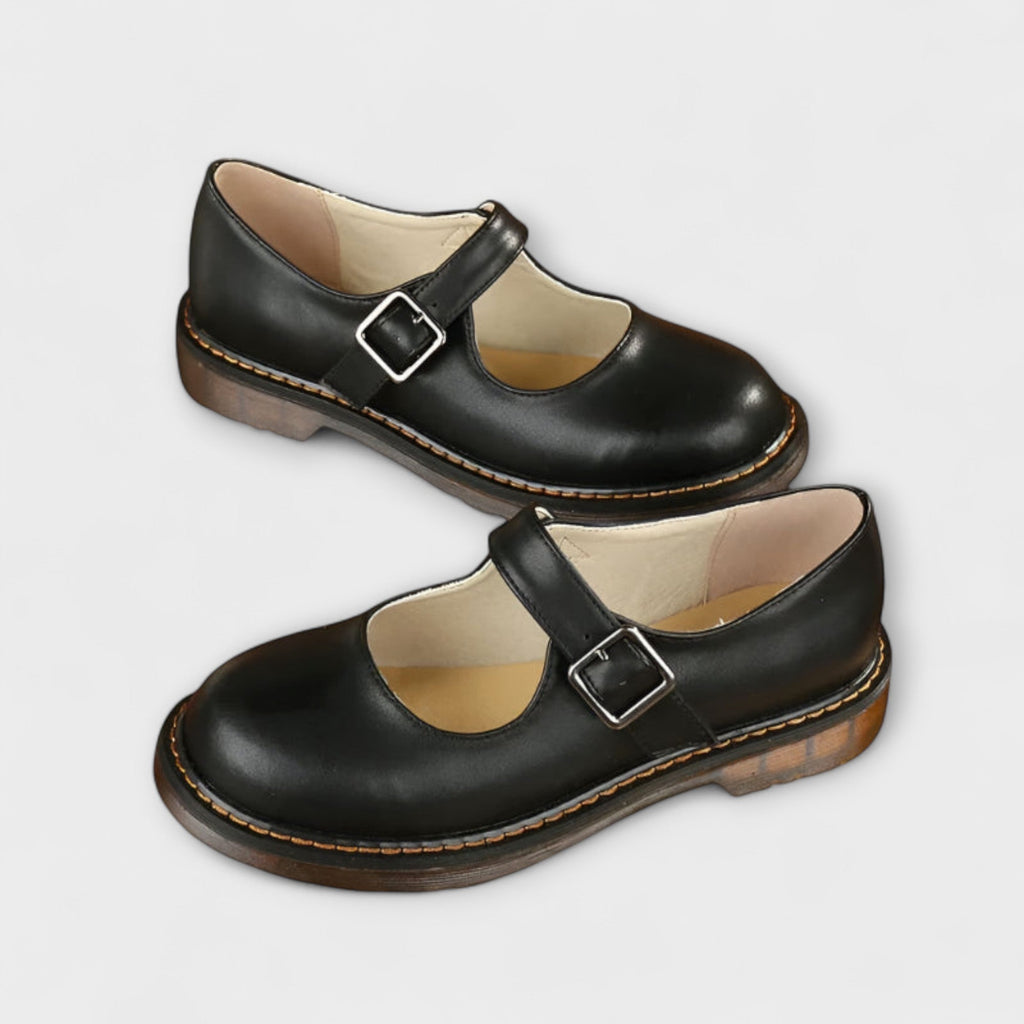 Ballerines Mary Jane Femme à Bride – Chaussures Plates Casual Bureau - Hiverline