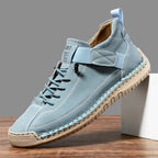 Baskets Femme à Lacets Casual Slip-On Semelle Confort Cuir Souple Marche - Hiverline