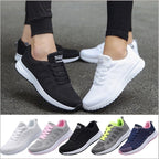 Baskets Femme Légères Respirantes à Lacets - Chaussures de Marche Casual Quotidien - Hiverline