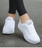 Baskets Femme Légères Respirantes à Lacets - Chaussures de Marche Casual Quotidien - Hiverline